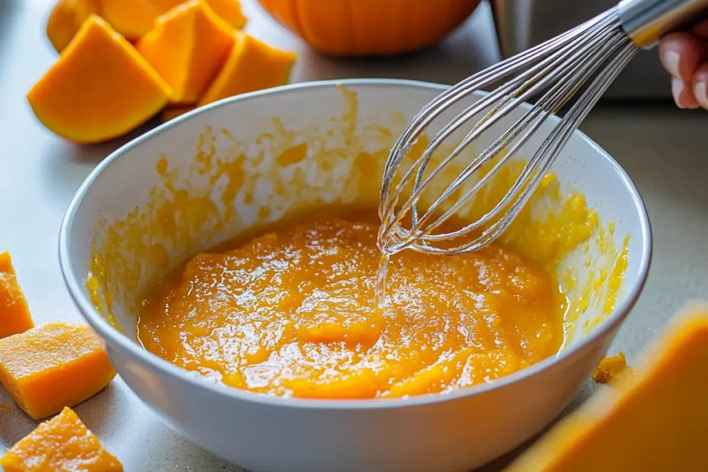 How do you thin out pumpkin puree