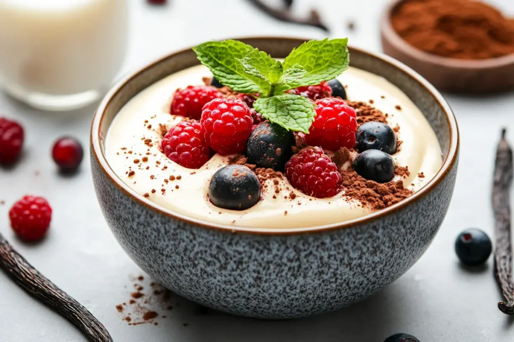 What is pudding made of?