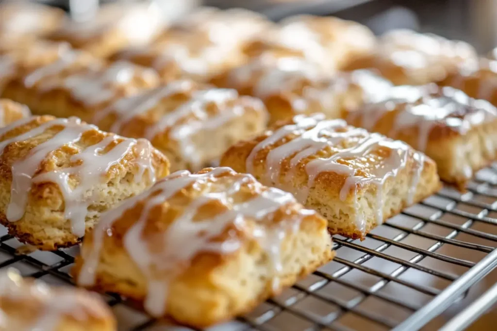 Can you freeze glazed scones?